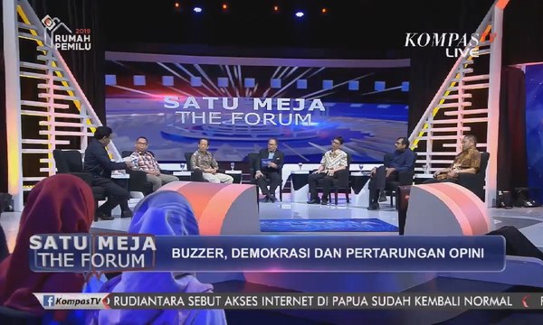 Haris Azhar: Pemerintah Jangan Baperan Kalau Dikritik Buzzer - SATU MEJA