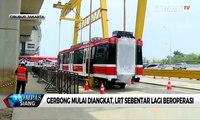 Gerbong Mulai Diangkat, LRT Sebentar Lagi Beroperasi