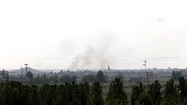 Barış Pınarı Harekatı - Tel Abyad'ta terör hedefleri vuruluyor (3)