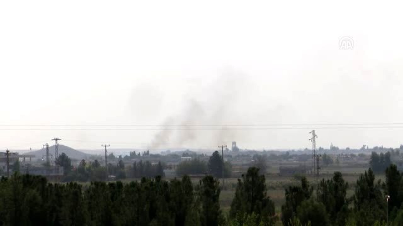 Barış Pınarı Harekatı - Tel Abyad'ta terör hedefleri vuruluyor (3)