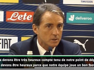 Italie - Mancini : "Profitons de ce moment"