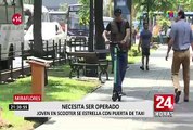 Miraflores: joven se fractura maxilar tras sufrir accidente en scooter