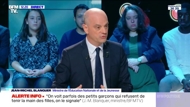Jean-Michel Blanquer sur le voile: Les enfants doivent être épargnés par ces débats d'adultes