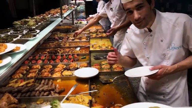 100+ Dishes Best Buffet in ISTANBUL - Turkish Street Food ft Delicious Doner kebab