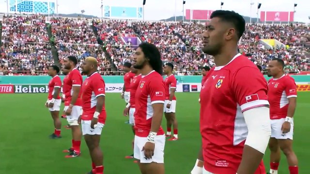 Tonga's powerful Sipi Tau v USA