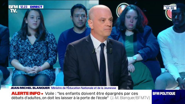 Sorties scolaires: Blanquer préfère qu'une mère accompagnatrice ne porte pas le voile car il n'est pas souhaitable dans notre société