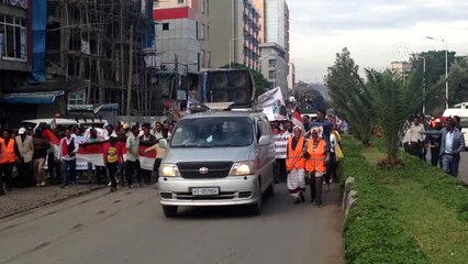 Nobel Barış Ödülü'nün Etiyopya Başbakanı Abiy Ahmet Ali'ye verilmesi kutlandı - ADDİS