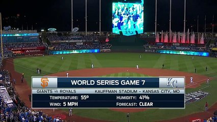 MLB 2014 World Series Game 7 - San Fancisco Giants @ Kansas City Royals  part 1
