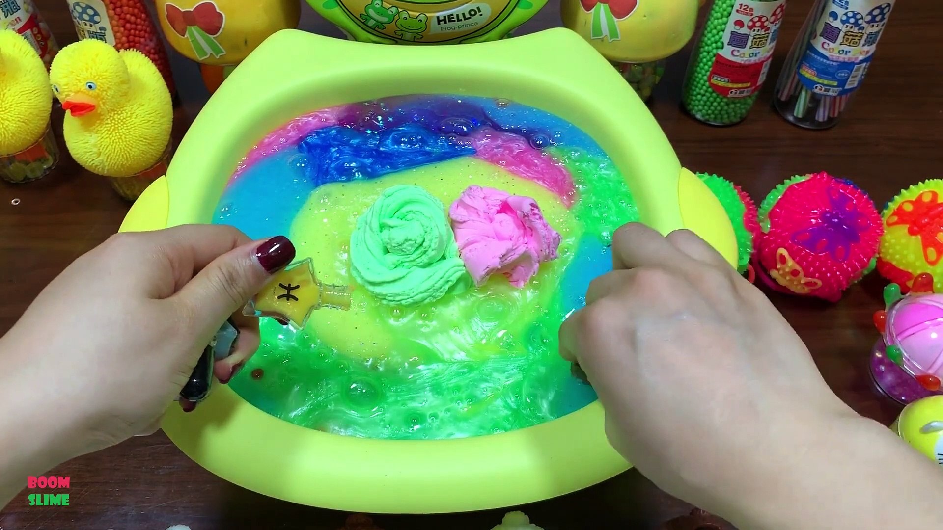 Festival of Colors !! Mixing Random Things Into Store Bought Slime !!  Satisfying Slime Smoothie #701 - Dailymotion Video