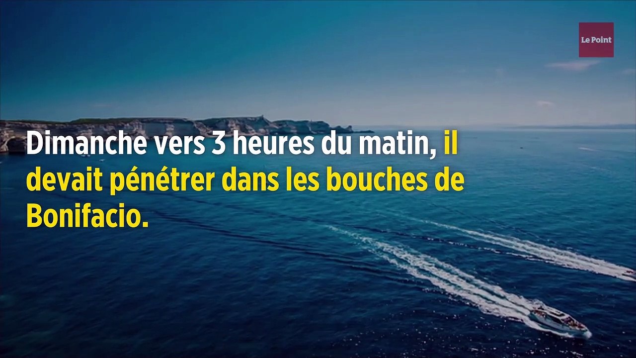 Corse : un cargo s'échoue dans la réserve naturelle de Bonifacio