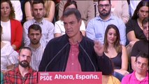 Sánchez insiste en presentar al PSOE como el único partido capaz de evitar el bloqueo
