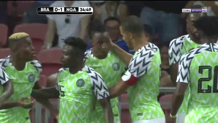 Brazil 0-1 Nigeria - GOAL: Joe Aribo
