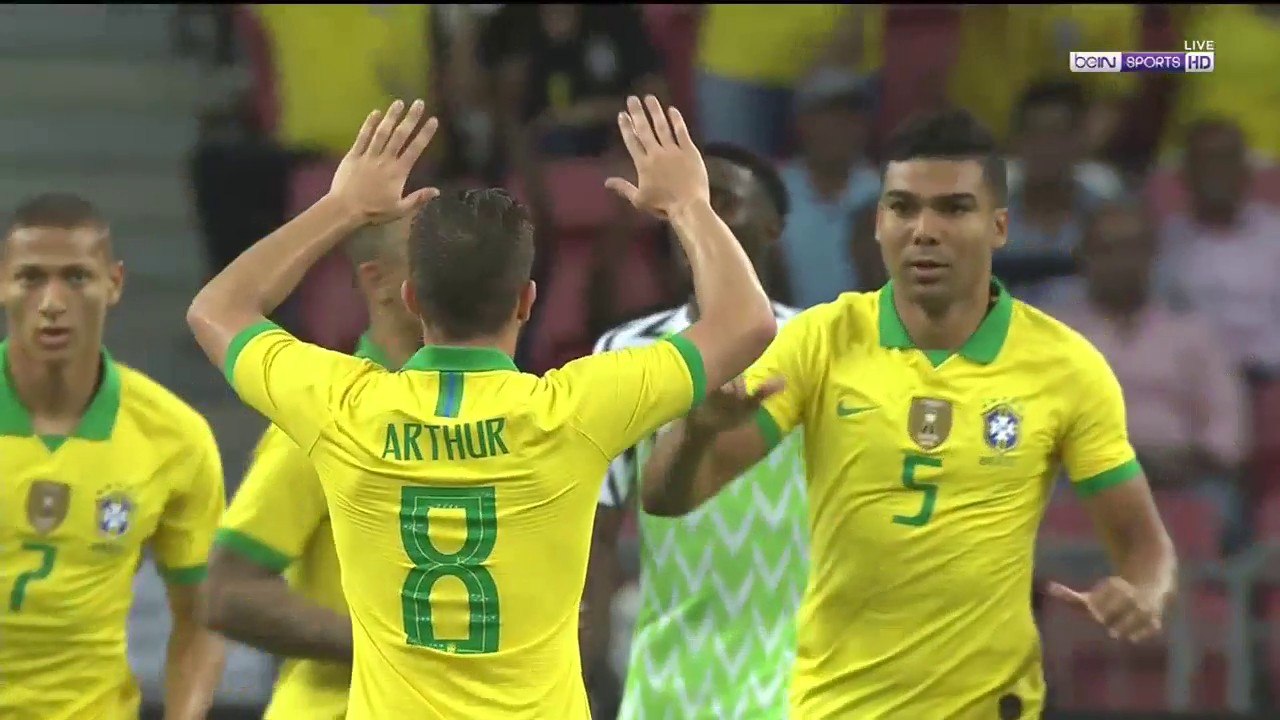 Brazil 1-1 Nigeria - GOAL: Casemiro