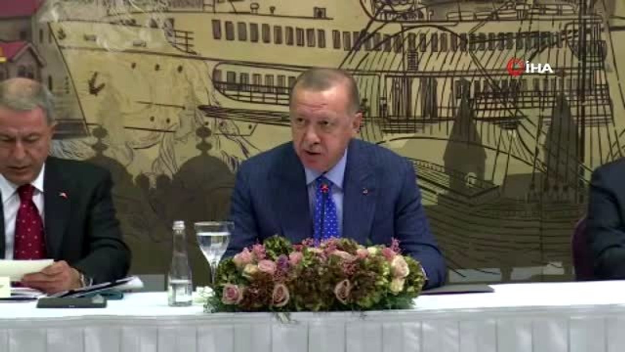 Cumhurbaşkanı Erdoğan: "Daha önceden deklare ettiğimiz güvenli bölge haritasına uygun bir şekilde...