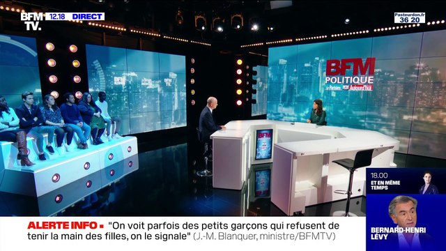 La loi n'interdit pas aux femmes voilées d'accompagner les enfants, mais nous ne souhaitons pas encourager le phénomène , Jean-Michel Blanquer - 13/10