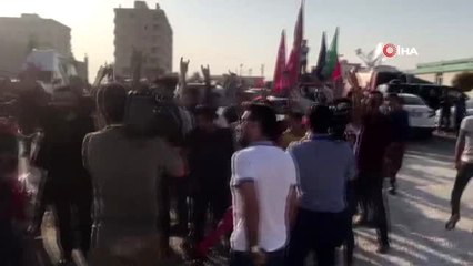 Telabyad'ın ele geçirilmesi sınırın her iki tarafında da sevinç ile karşılandı