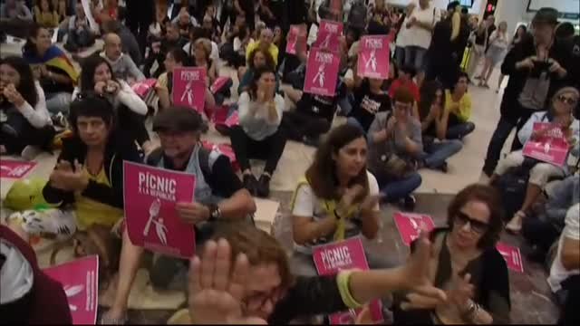 Protestas previas a la sentencia del 'Procés'