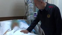 Ankara hulusi akar, şanlıurfa ziyareti sırasında barış pınarı harekatı'nda yaralanan askerleri...