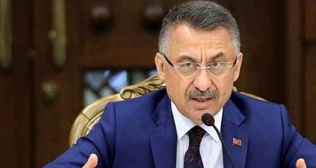 Cumhurbaşkanı Yardımcısı Fuat Oktay'dan KKTC Cumhurbaşkanı'na kınama mesajı