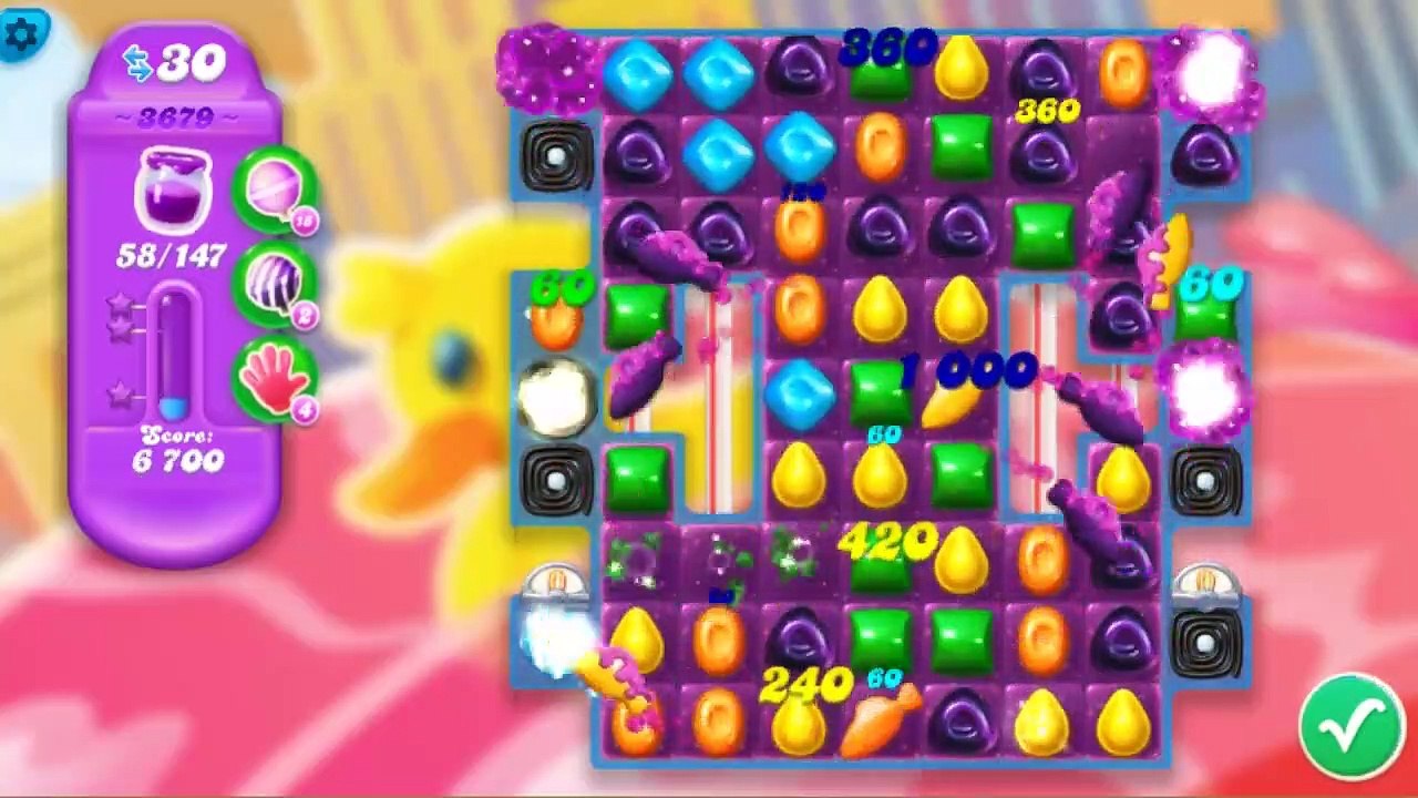 CANDY CRUSH SODA Saga Level 3679