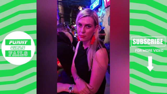 Funny GIRL FAILS Compilation - Drunk Cute Girls - Funny Video 2019