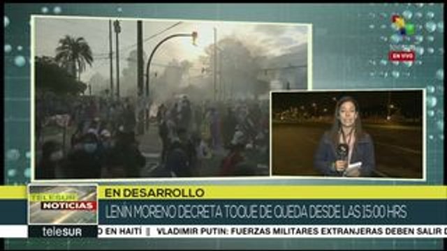 Ecuador: toque de queda causa incertidumbre en la población de Quito