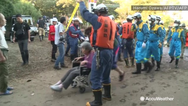 Emergency services work tirelessly to evacuate flooded elderly home