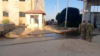 - Tel Abyad gümrük kapısı görüntülendi