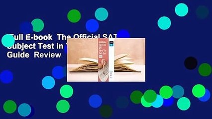 Full E-book  The Official SAT Subject Test in Physics Study Guide  Review