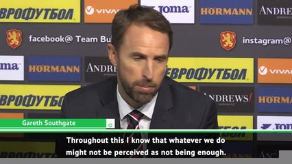 If anything happened in the second half we were coming off - Southgate