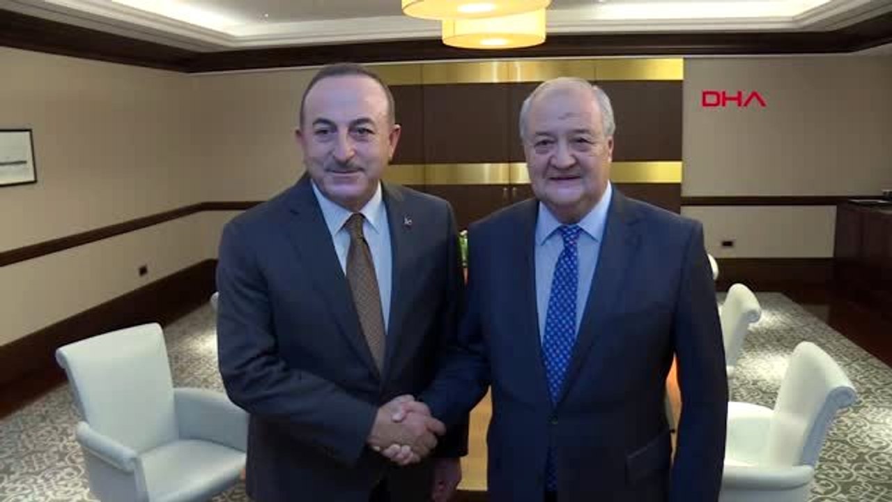 Dışişleri bakanı mevlüt çavuşoğlu özbekistan dışişleri bakanı abdülaziz kamilov ile görüştü.