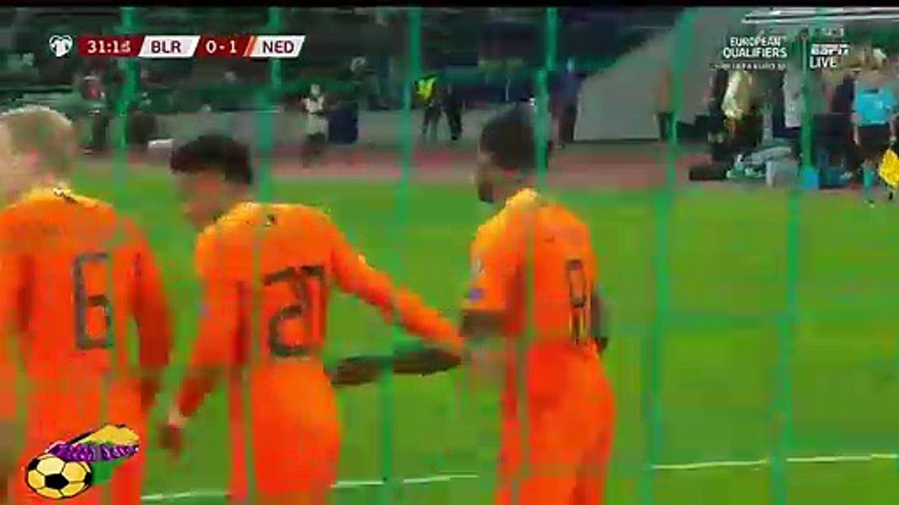 مشاهدة ملخص مباراة روسيا البيضاء وهولندا بتاريخ 2019-10-13 التصفيات المؤهلة ليورو 2020