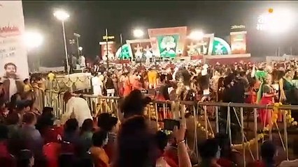 चंद्रमा की धवल चांदनी में घुली 'रास गरबे' की लय-ताल, मानो चांद ने अपलक निहारा आयोजन