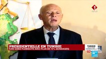 Allocution de Kaïs Saïed, nouveau président élu de la TUNISIE