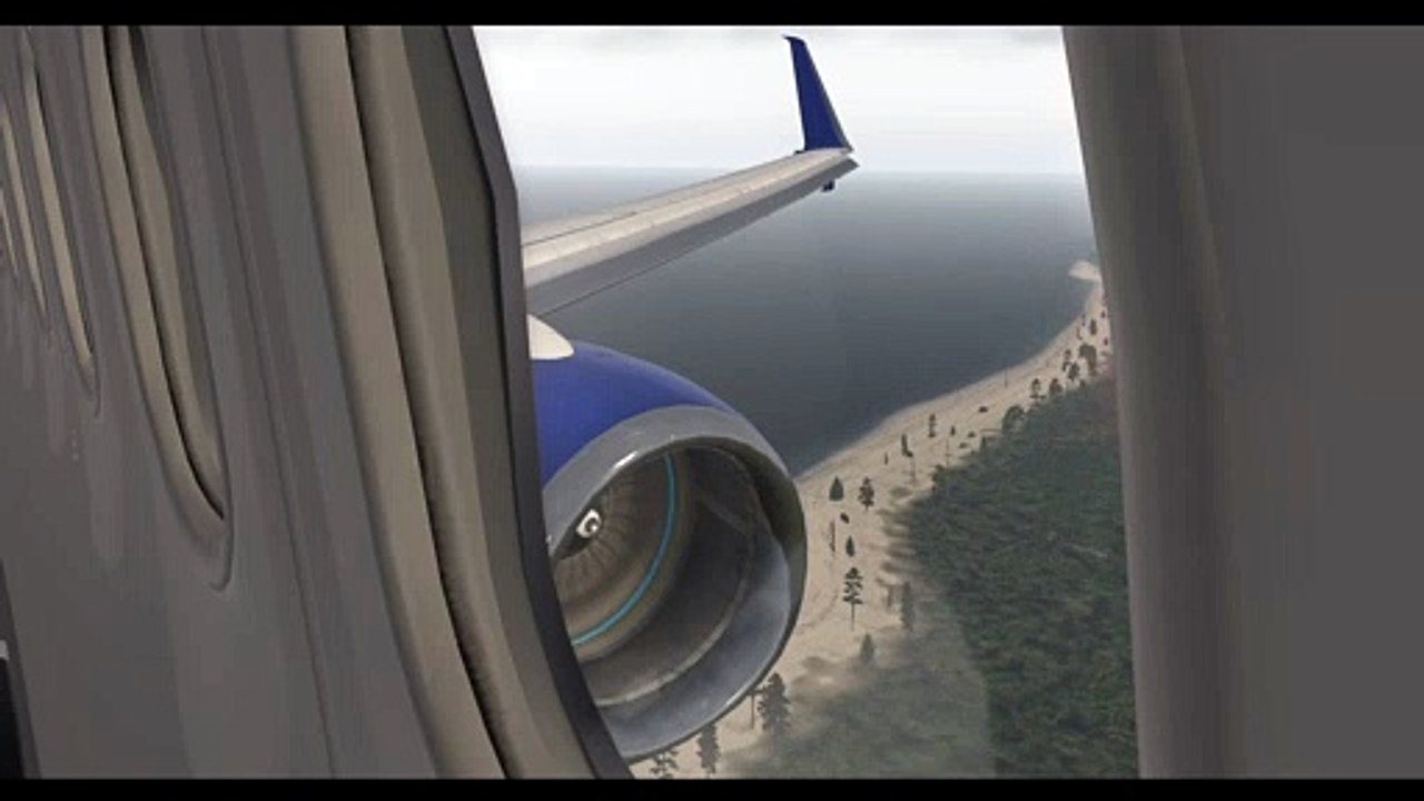 Zibo 737 Landing at Hilo Airport (X-Plane 11)