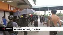 شاهد: مظاهرات هونغ كونغ تتحول إلى أعمال شغب