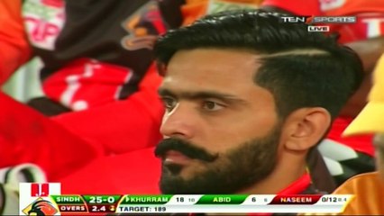 Naseem Shah fast-bowler full spell for Central Punjab vs Sindh in National T20 Cup 2019/20