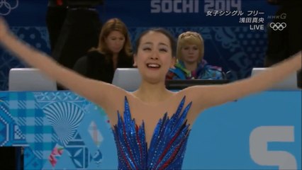 浅田真央  ソチ五輪  フリー （演技中：会場音のみ）