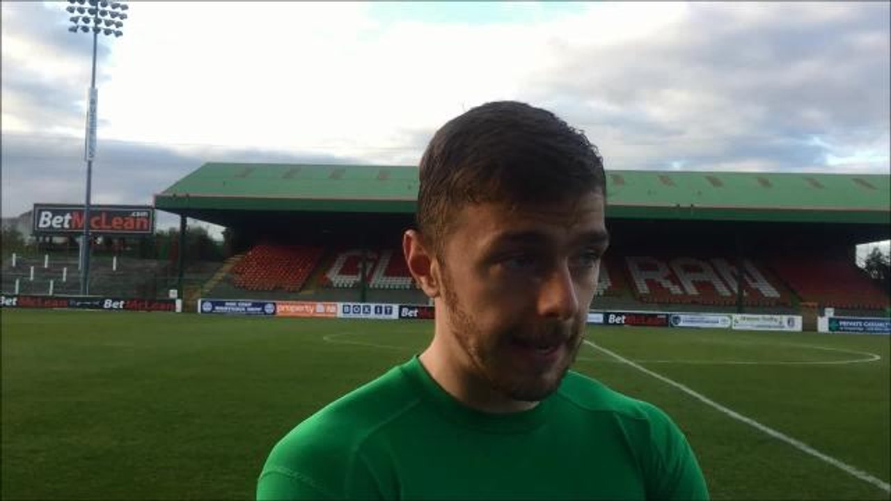 VIDEO: Glentoran two-goal hero Robbie McDaid on...