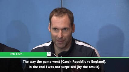 Download Video: Cech not surprised by England's defeat to Czech Republic