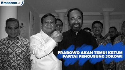 Prabowo Akan Temui Ketum Partai Pengusung Jokowi