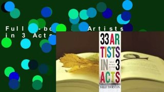 Full E-book 33 Artists in 3 Acts  For Free