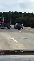 Runaway Truck Tires Create Havoc in Interstate