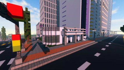 Building my City #2  ||  Offices #1 || Minecraft Replay Mod Timelaps