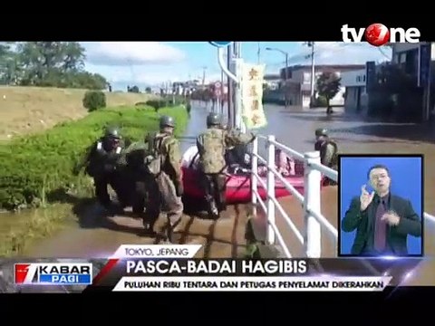 Korban Tewas Akibat Badai Hagibis di Jepang Bertambah