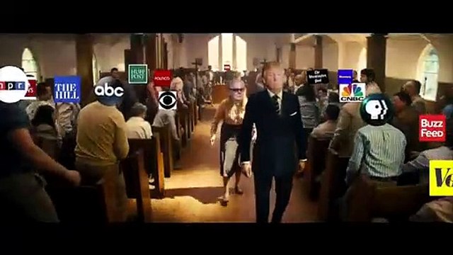 L'incroyable vidéo des partisans de Trump dans laquelle il flingue avec un pistolet les chaînes d'informations américaines et les présentateurs