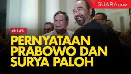 Pernyataan Prabowo dan Surya Paloh usai Bertemu