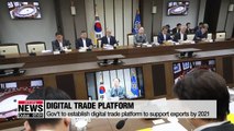 Finance minister says gov't will use digital trade platform to support exports