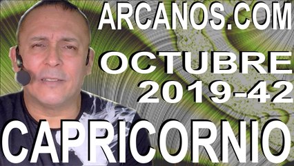 CAPRICORNIO OCTUBRE 2019 ARCANOS.COM - Horóscopo 13 al 19 de octubre de 2019 - Semana 42
