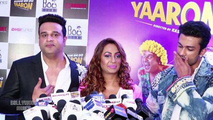 Kapil Sharma, Tusshar, Krushna, Kashmera, Rishaab & Others At Trailer Launch Of ‘Marne Bhi Do Yaroon